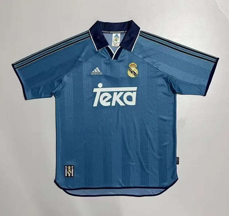 Real Madrid 1999/01 Third Shirt Blue