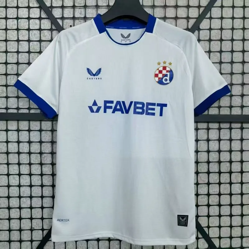 Dinamo Zagreb 2025/26 Away Shirt Short Sleeve White — 2
