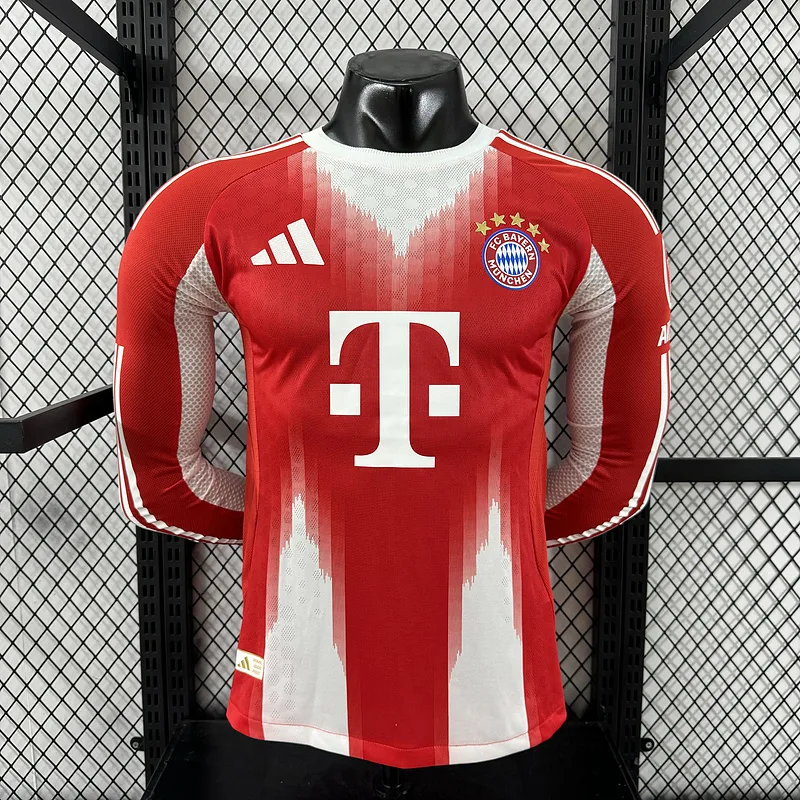 Bayern de Múnich 2025/26 Primera Equipación Camiseta Manga Larga Versión Jugador — 1