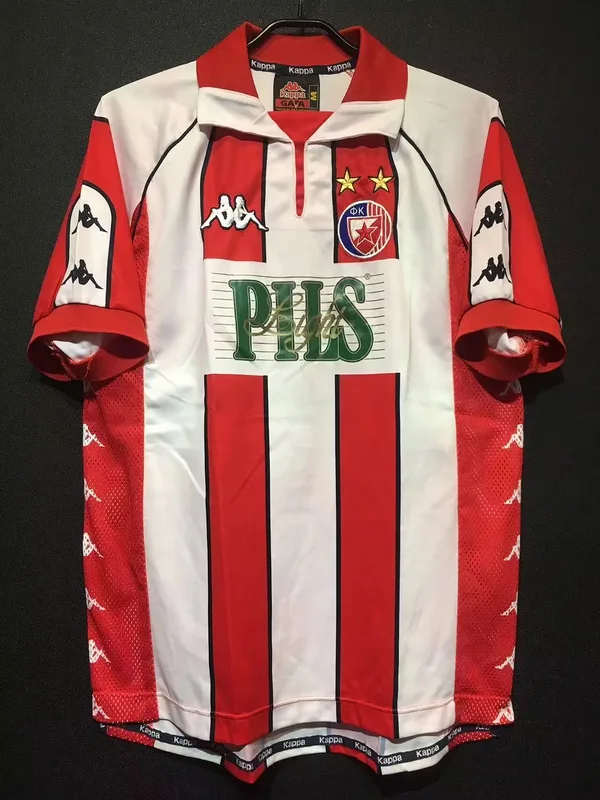 Red Star Belgrade 1990/91 Home Shirt Red