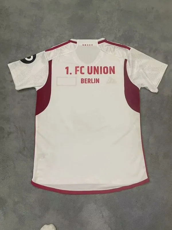 Union Berlin 2024/25 Domicile Maillot Manches Courtes White — 2