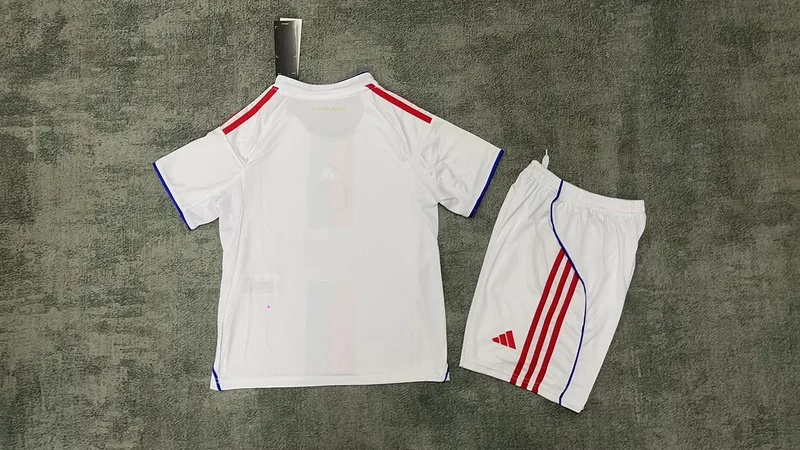 Lyon 2025/26 Home Kids Kit — 2