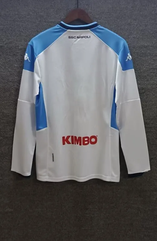 Napoli 2019/20 Away Shirt Long Sleeve White