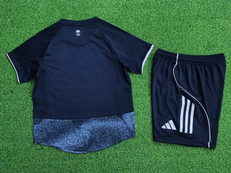 Al Nassr 2025/26 Away Kids Kit Player Version — 2