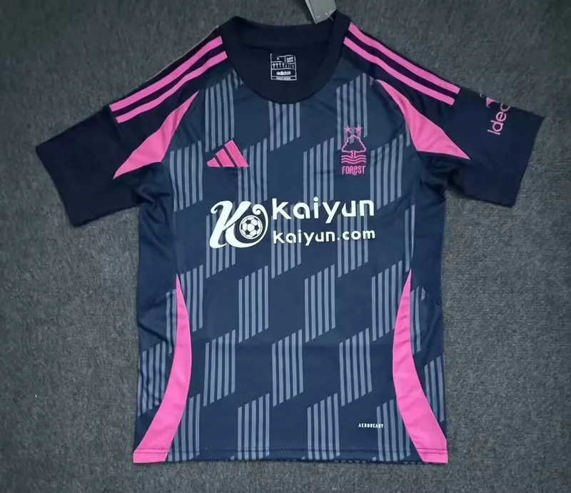Nottingham Forest 2024/25 Segunda Equipación Camiseta Black — 1