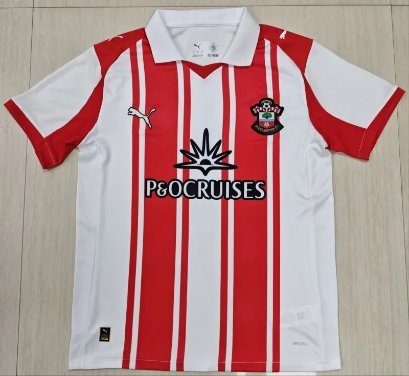Southampton 2025/26 Primera Equipación Camiseta Manga Corta