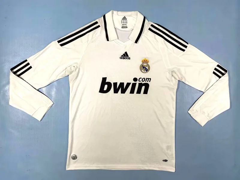 Real Madrid 2008/09 Heim Trikot Langarm — 2