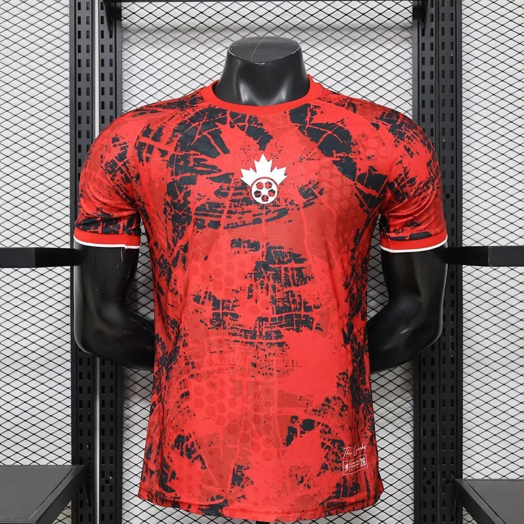 Canada 2026 Shirt Player Version Red