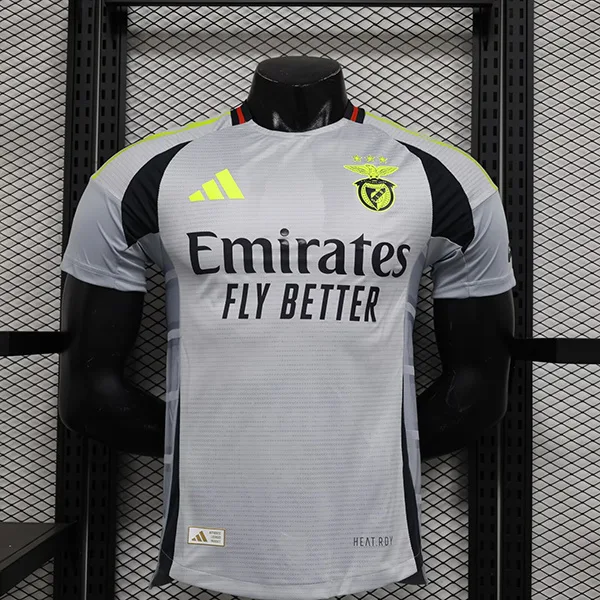 Benfica 2024/25 Ausweich Trikot Spielerversion Grey — 2