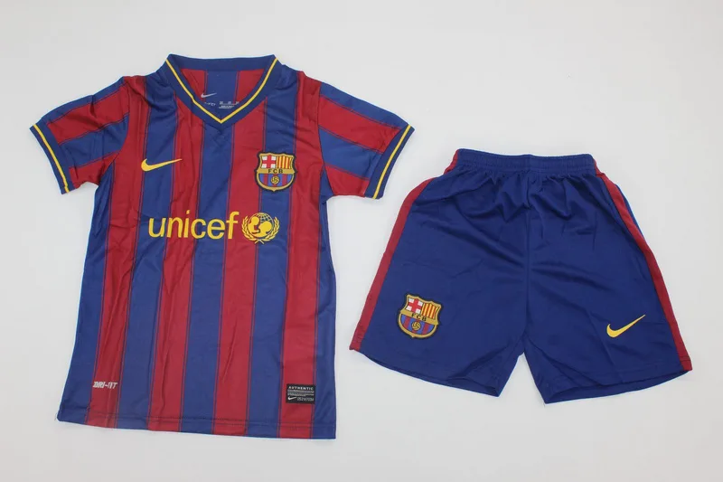 Barcelona 2009/10 Home Kids Kit — 1
