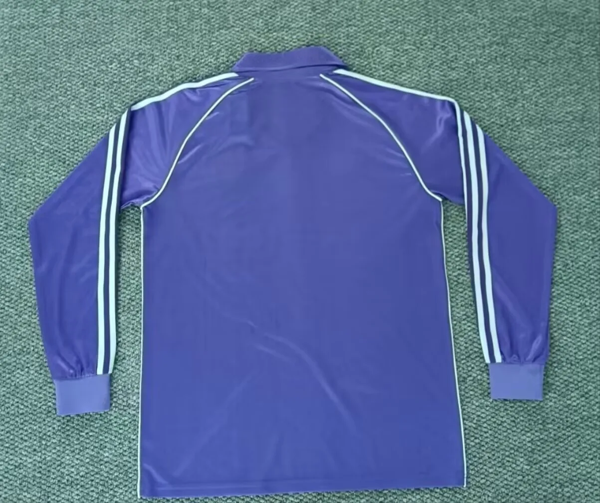 Real Madrid 1983/84 Auswärts Trikot Langarm — 2