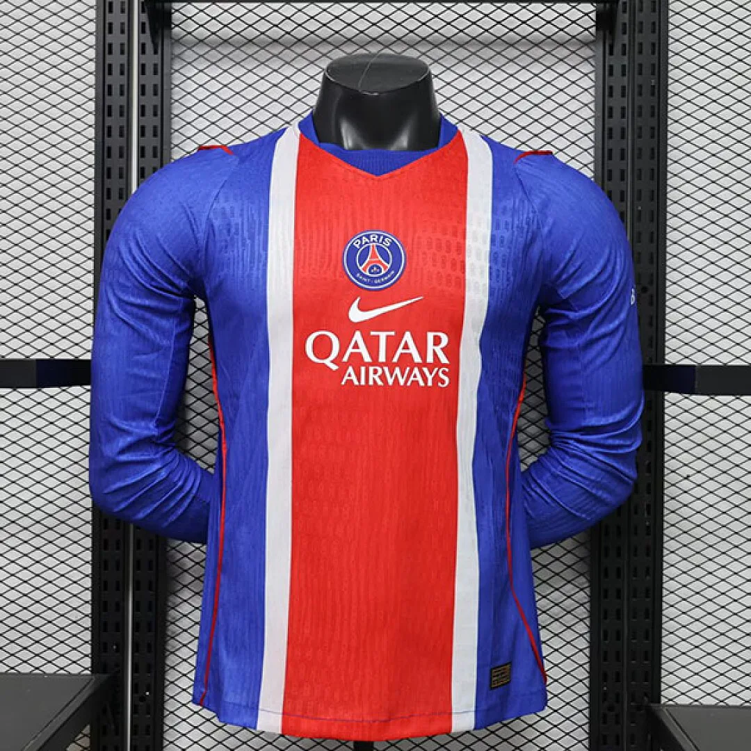 Paris Saint-Germain 2026/27 Primera Equipación Camiseta Manga Larga Versión Jugador