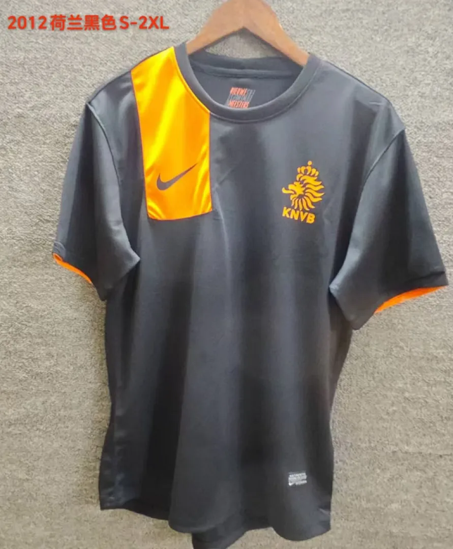 Netherlands 2012 Away Shirt Black — 2