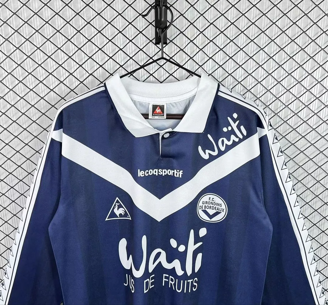 Bordeaux 1996/97 Primera Equipación Camiseta Manga Larga — 2