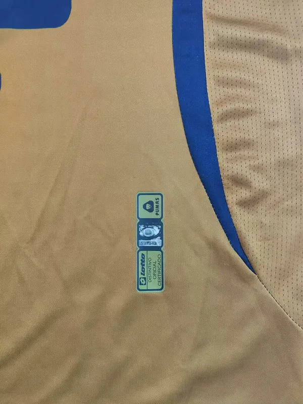 Pumas UNAM 2008/09 Ausweich Trikot Gold