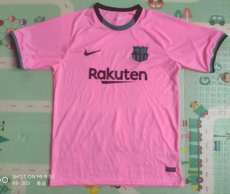 Barcelona 2020/21 Tercera Equipación Camiseta Pink — 2