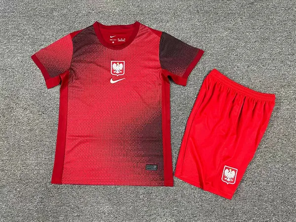 Poland 2024/25 Away Kids Kit — 2