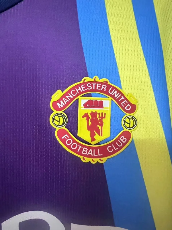 Manchester United 1992/93 Torwart Trikot Langarm Purple — 2
