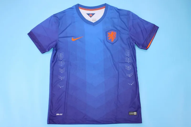 Netherlands 2014 Away Shirt Blue