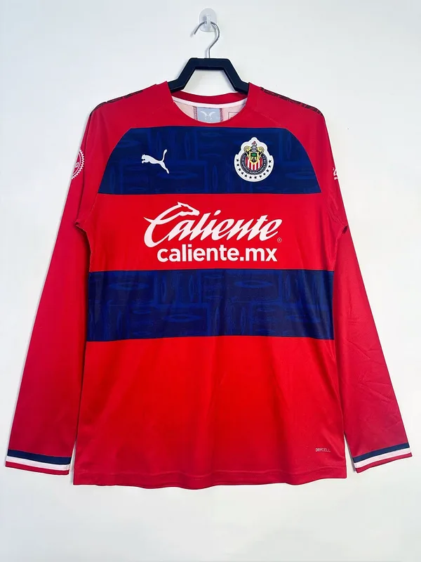Chivas Guadalajara 2019/20 Away Shirt Long Sleeve Red — 1