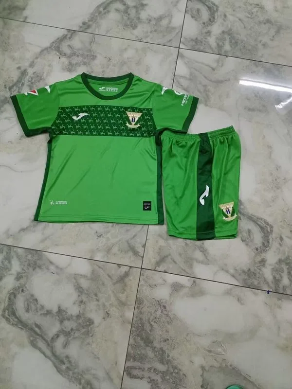 Leganés 2024/25 Segunda Equipación Conjunto de Niño Green — 2