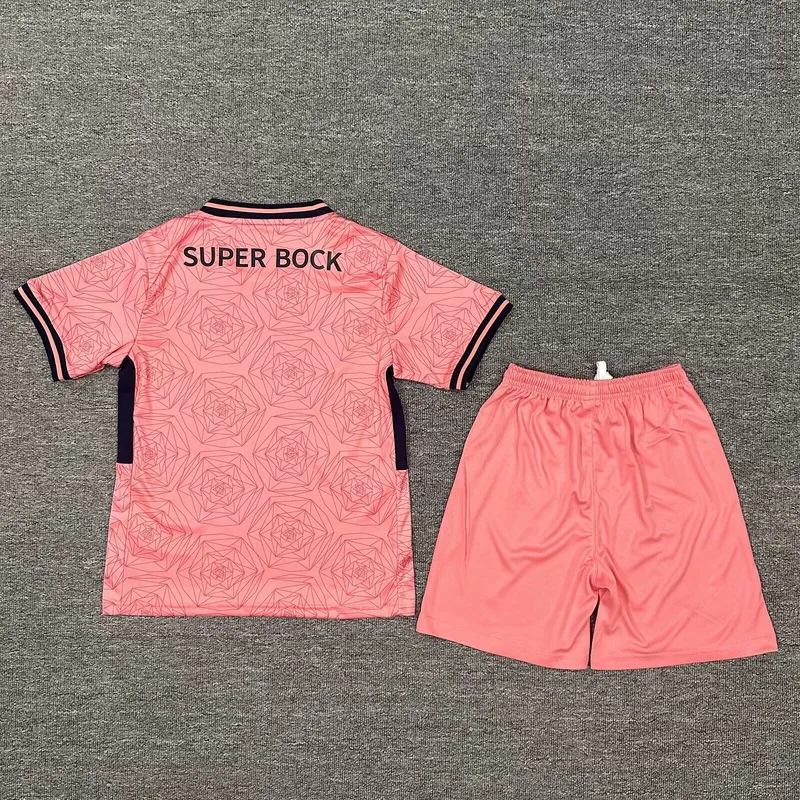 Porto 2025/26 Auswärts Set Kinder Pink — 2