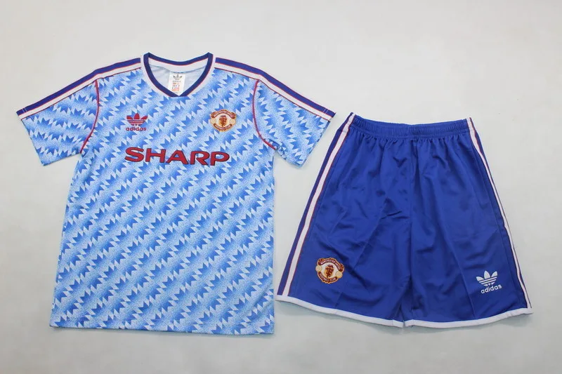 Manchester United 1990/92 Extérieur Ensemble Enfant