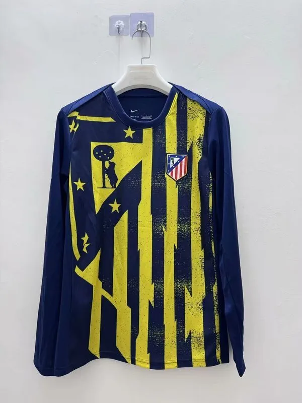 Atlético Madrid 2025/26 Training Shirt Long Sleeve Blue — 1