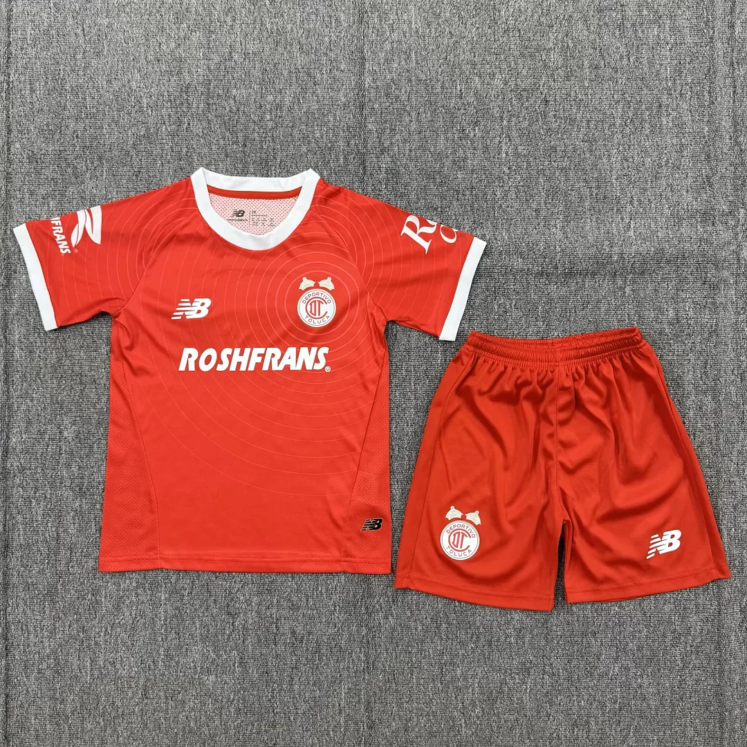 Toluca 2025/26 Kids Kit Special Edition Red