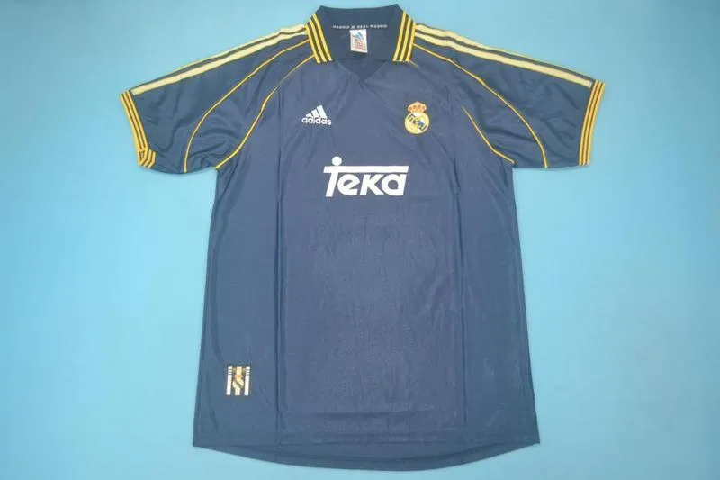 Real Madrid 1998/99 Away Shirt Blue