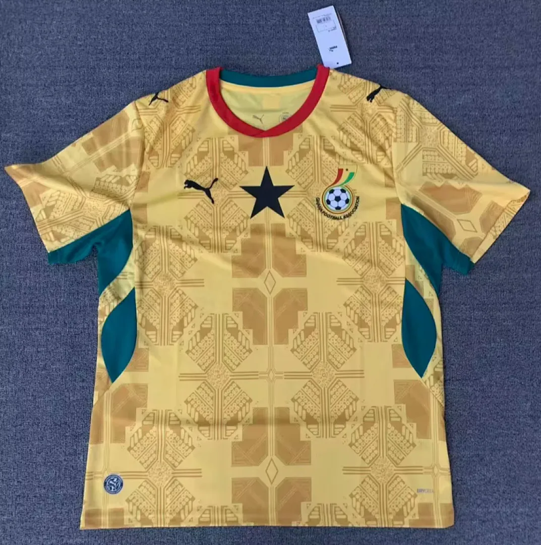 Ghana 2026 Auswärts Trikot Yellow — 2