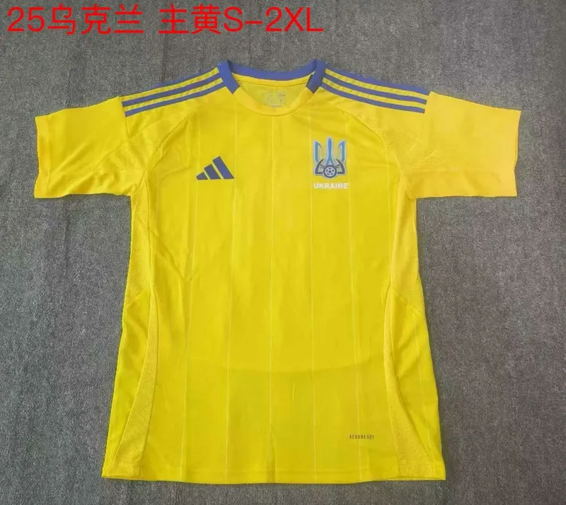Ukraine 2024/25 Home Shirt — 2