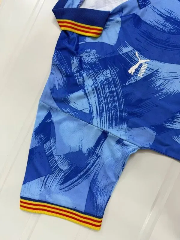 Valencia 1990/91 Away Shirt Blue — 2