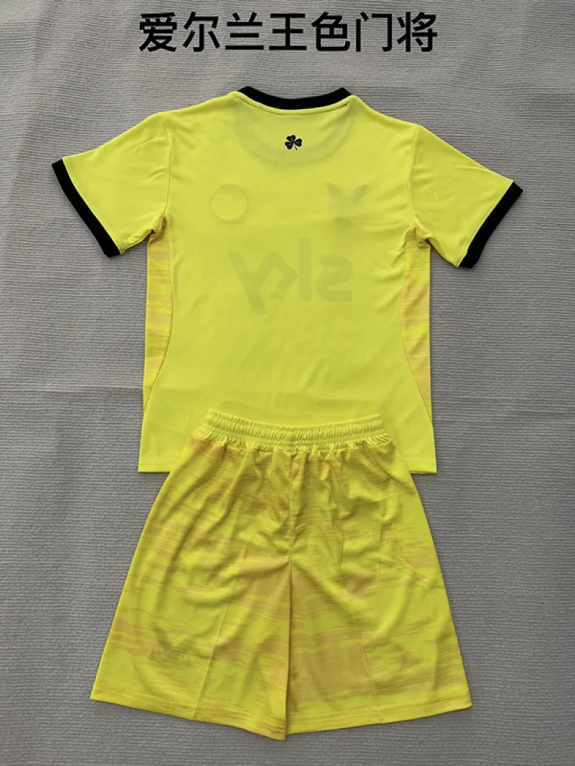 Ireland 2026/27 Goalkeeper Kids Kit Yellow