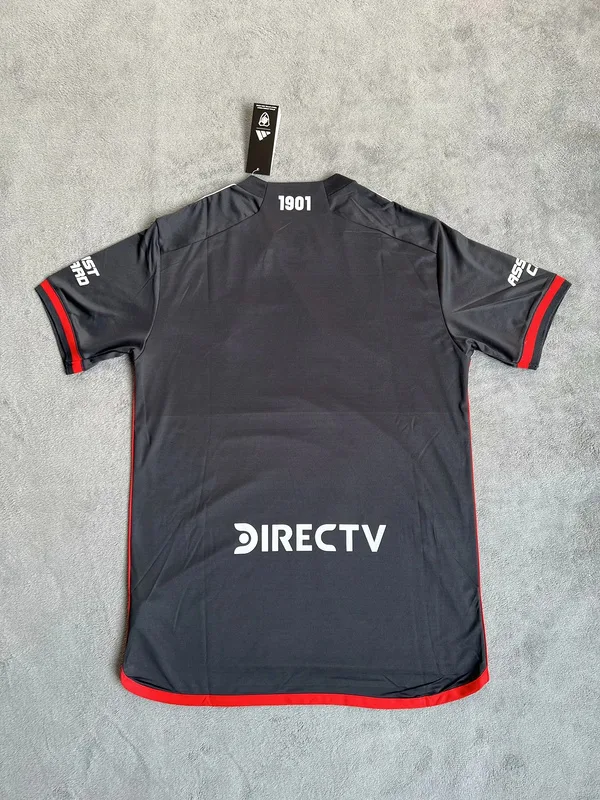 River Plate 2023/24 Third Shirt Short Sleeve Black — 2