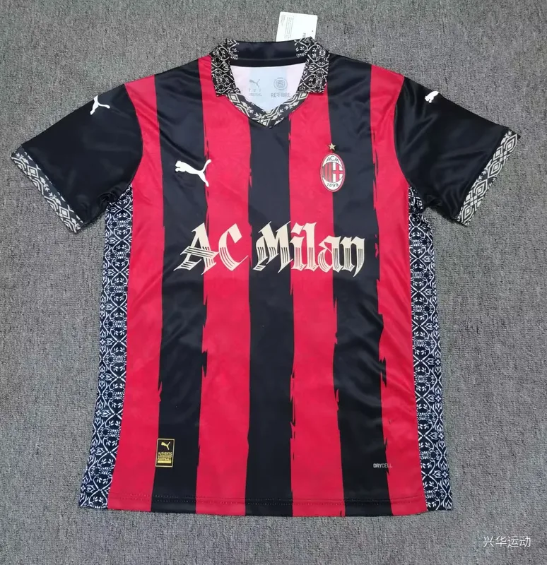 AC Milan 2025/26 Shirt Short Sleeve Special Edition Red
