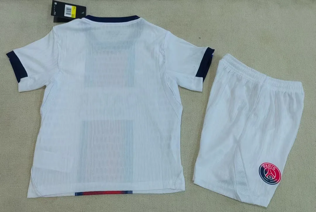 Paris Saint-Germain 2026/27 Segunda Equipación Conjunto de Niño Versión Jugador White