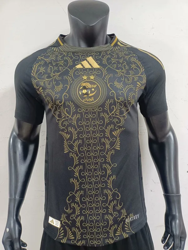 Algeria 2024/25 Shirt Player Version Black — 2