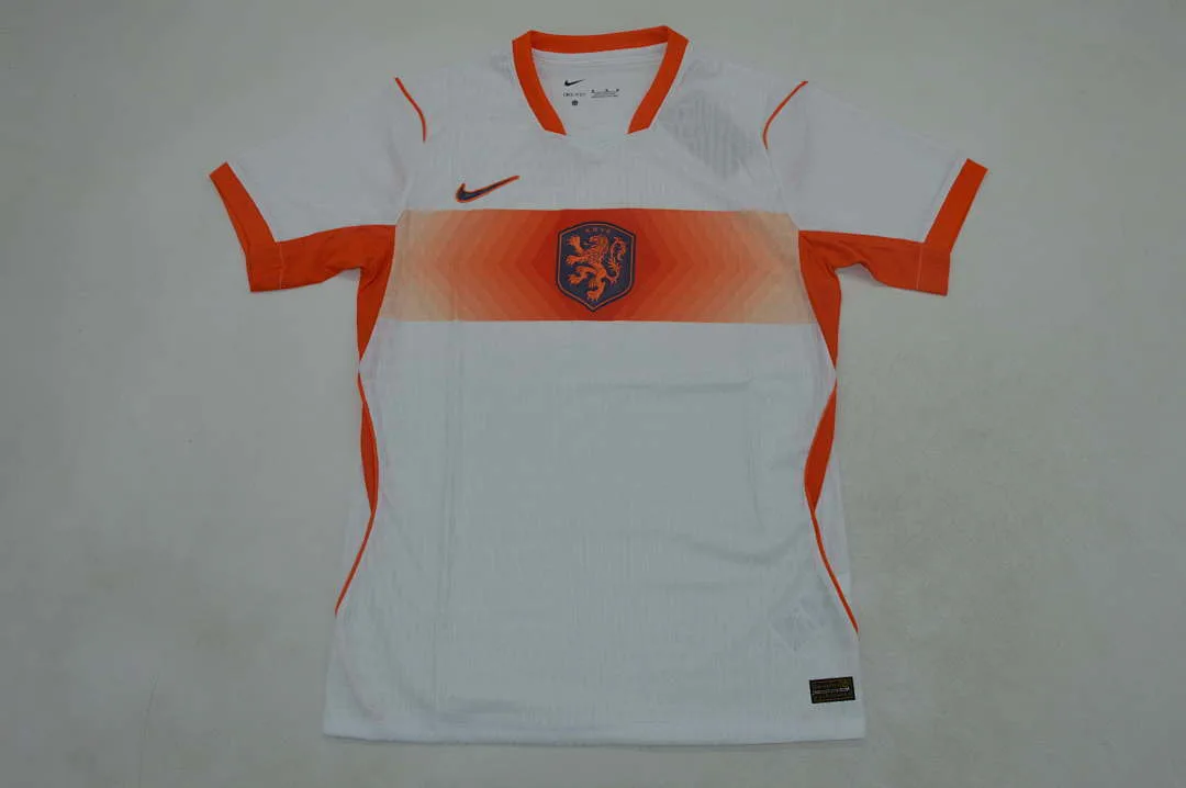Pays-Bas 2026 Extérieur Maillot Version Joueur White — 2