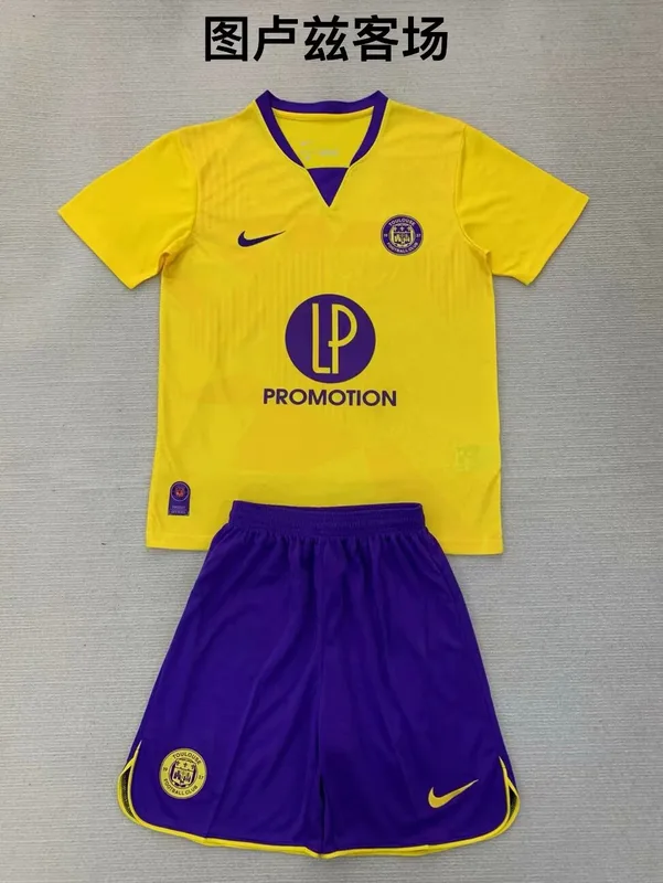 Toulouse 2024/25 Segunda Equipación Conjunto de Niño — 2