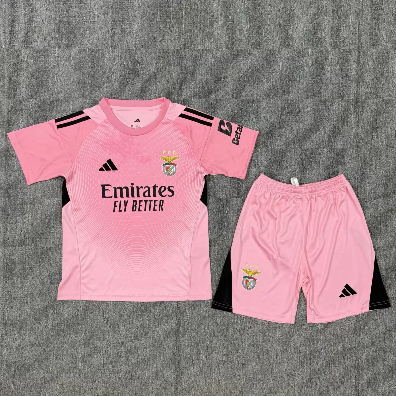 Benfica 2025/26 Torwart Set Kinder Pink