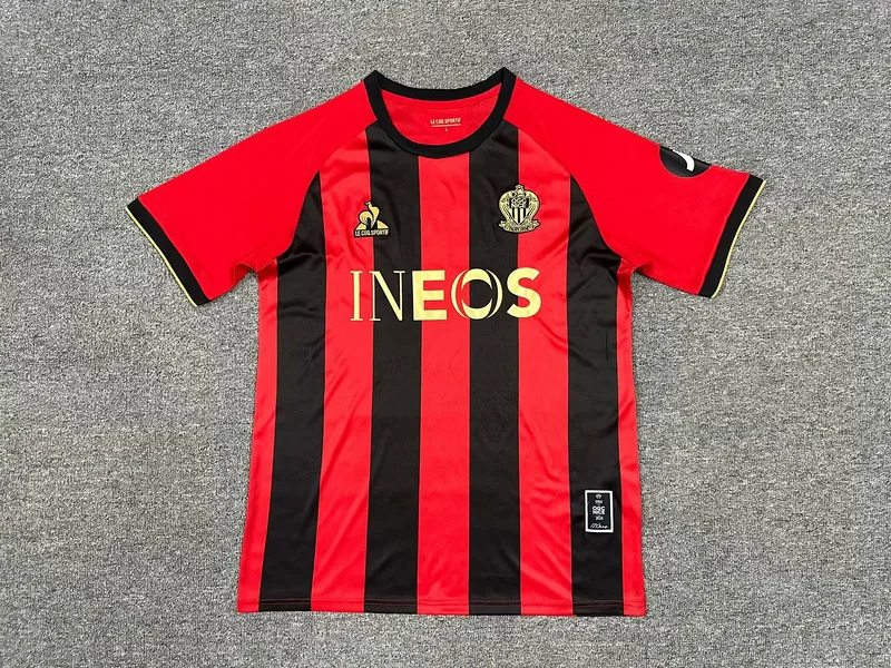 Nice 2024/25 Heim Trikot Kurzarm — 2