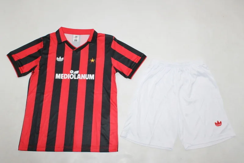 AC Milan 1990/91 Home Kids Kit