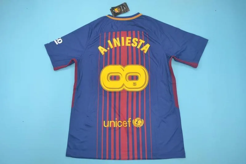 Barcelona 2017/18 Primera Equipación Camiseta — 2
