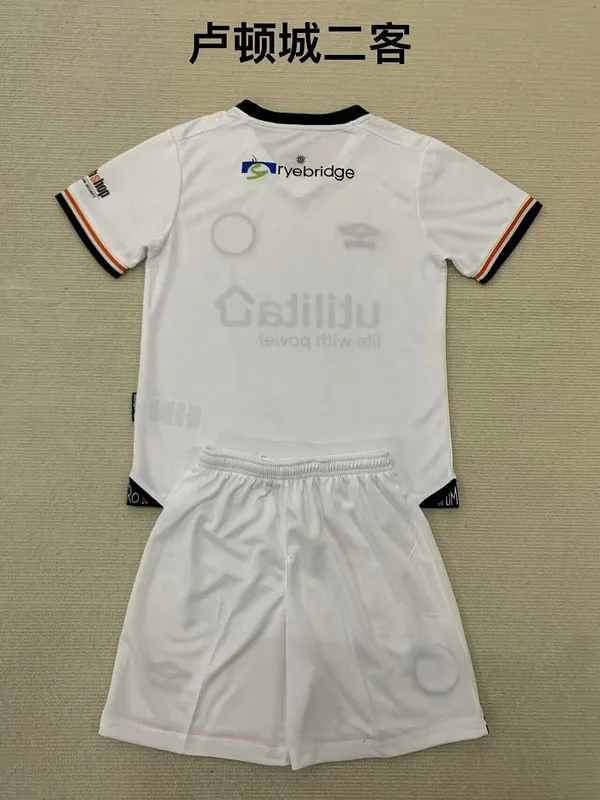 Luton Town 2024/25 Tercera Equipación Conjunto de Niño White — 2