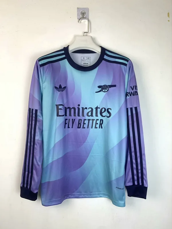 Arsenal 2024/25 Tercera Equipación Camiseta Manga Larga Blue — 1