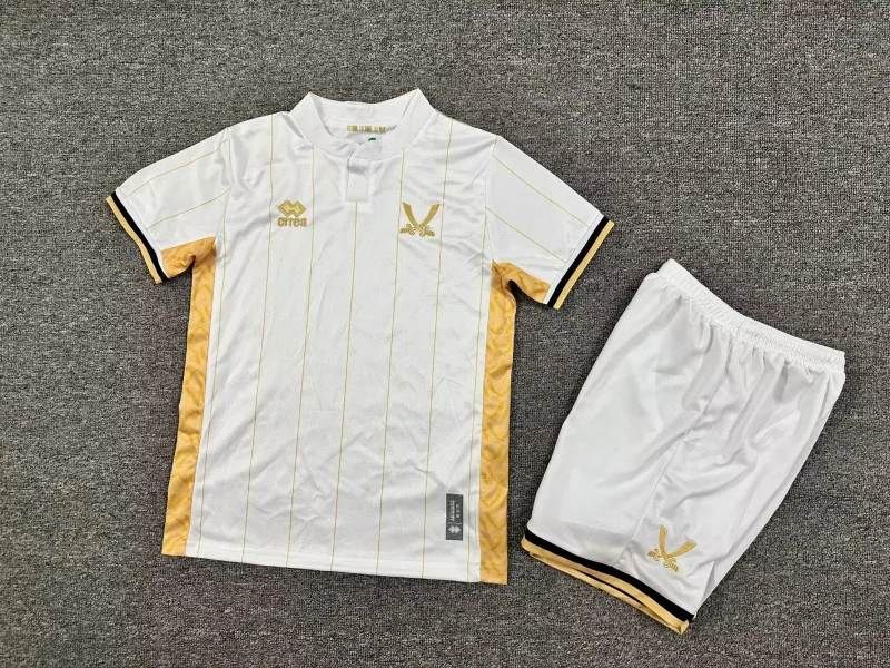 Sheffield United 2025/26 Away Kids Kit — 2