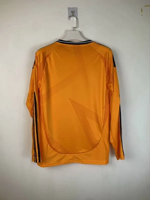 Real Madrid 2024/25 Segunda Equipación Camiseta Manga Larga Orange — 2
