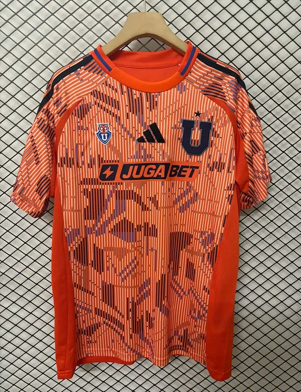 Universidad de Chile 2025/26 Extérieur Maillot Manches Courtes Orange — 2