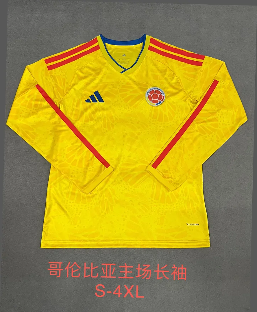 Colombia 2026 Home Shirt Long Sleeve — 2